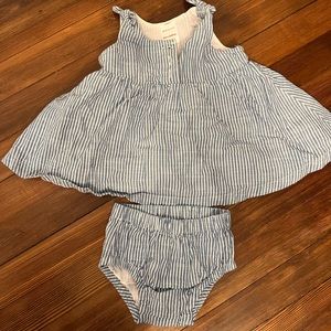 Hanna Andersson dress/outfit for baby 3-6 months. Hardly worn, perfect condition